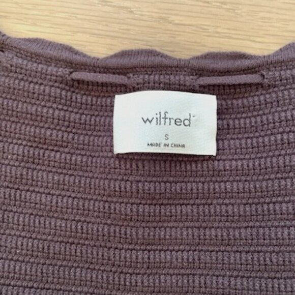 Aritzia Wilfred Brown Crochet Reception Dress in Size Small - Picture 5 of 5